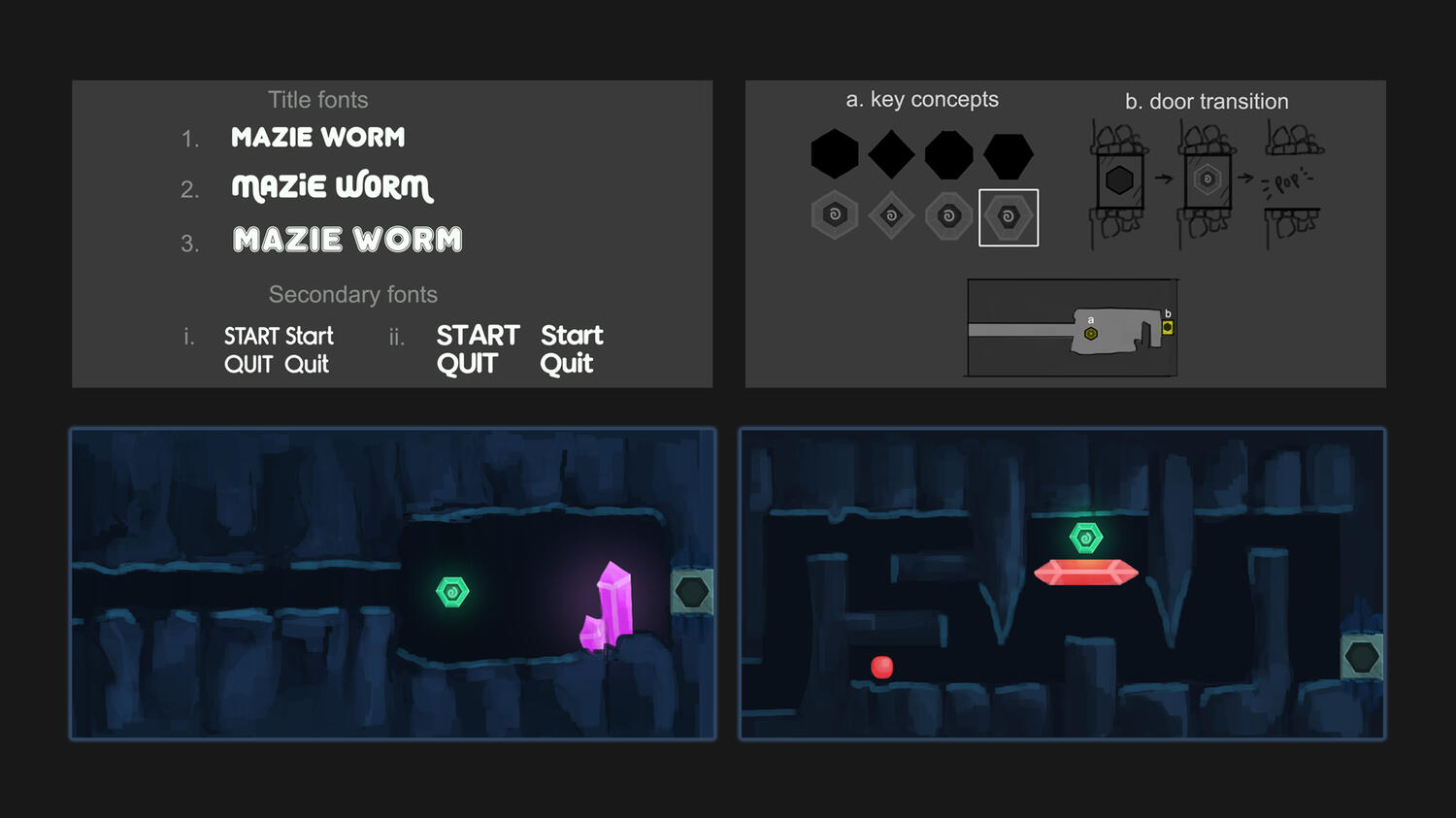 Mazey Worm - concept art