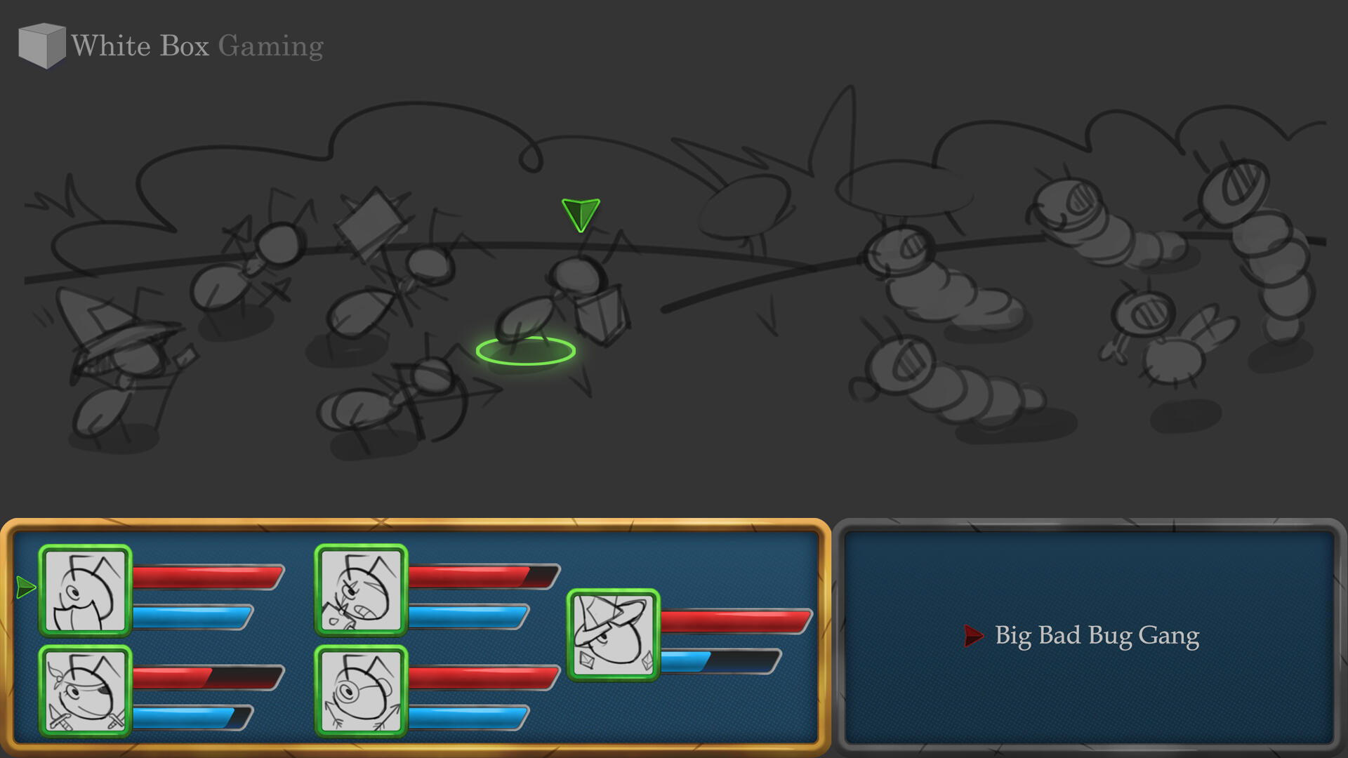 Ant Farms Dynasty - in-game battle system mock-up