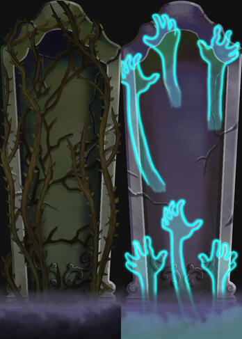 Tombstones backdrop (desktop)